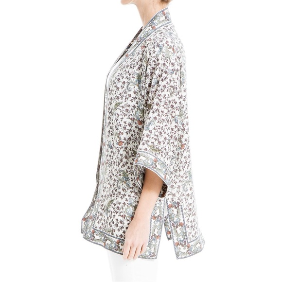 Max Studio Patterned Ruana Kimono - Picture 3 of 8